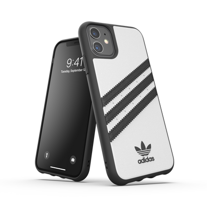 adidas Originals 3-Stripe Samba Case for iPhone XR / 11 - White