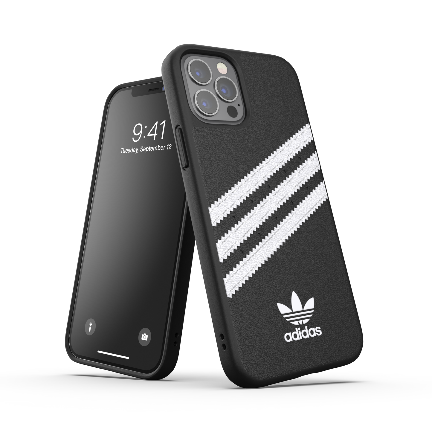 adidas Originals 3-Stripe Samba Case for iPhone 12 / 12 Pro - Black