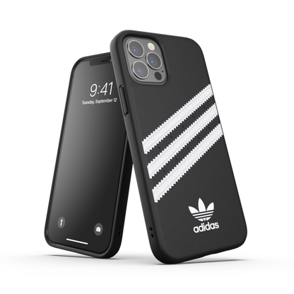 adidas Originals 3-Stripe Samba Case for iPhone 12 / 12 Pro - Black