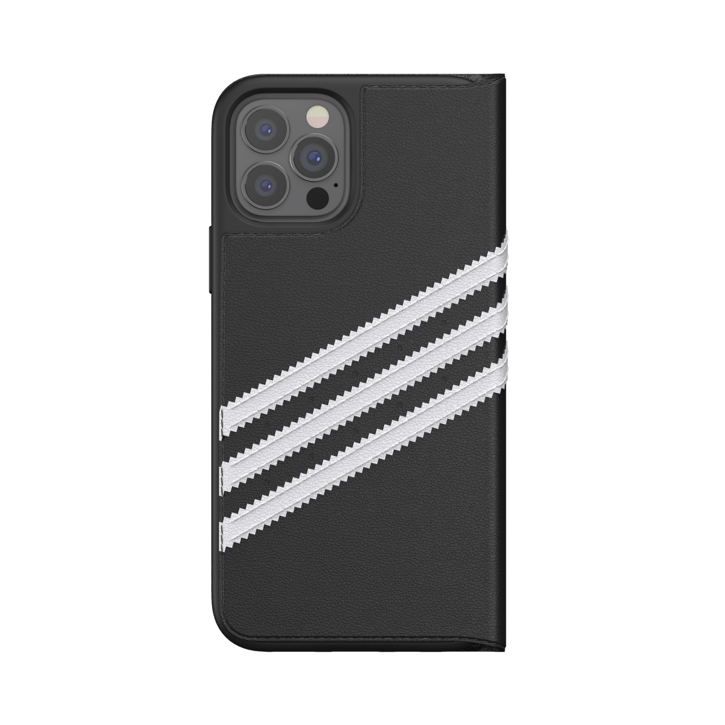 adidas Originals 3-Stripe Booklet Case for iPhone 12 / 12 Pro - Black