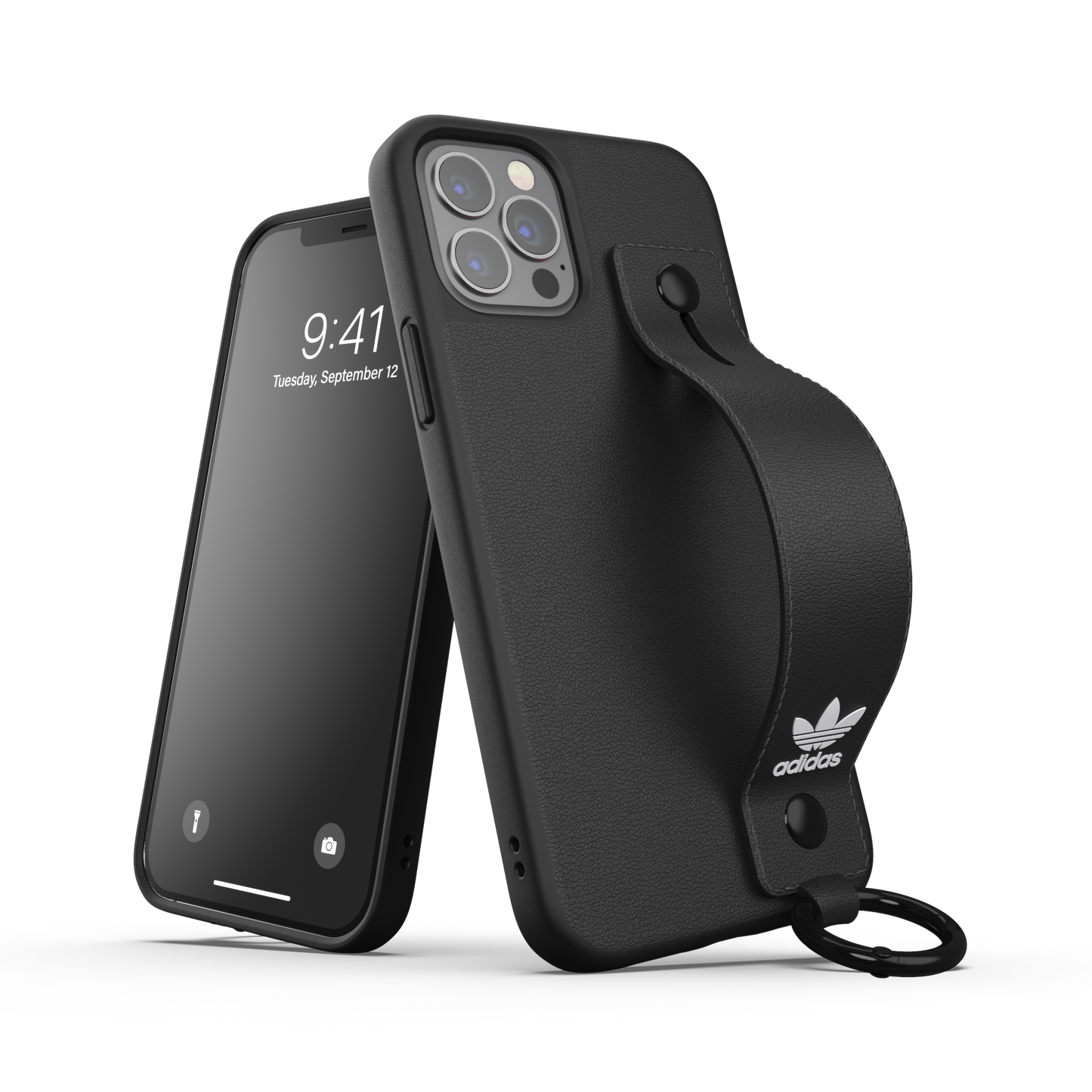 adidas Originals Hand Strap Case for iPhone 12 / 12 Pro - Black