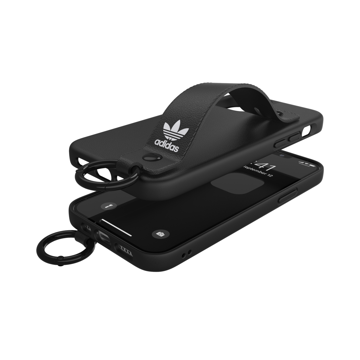 adidas Originals Hand Strap Case for iPhone 12 / 12 Pro - Black