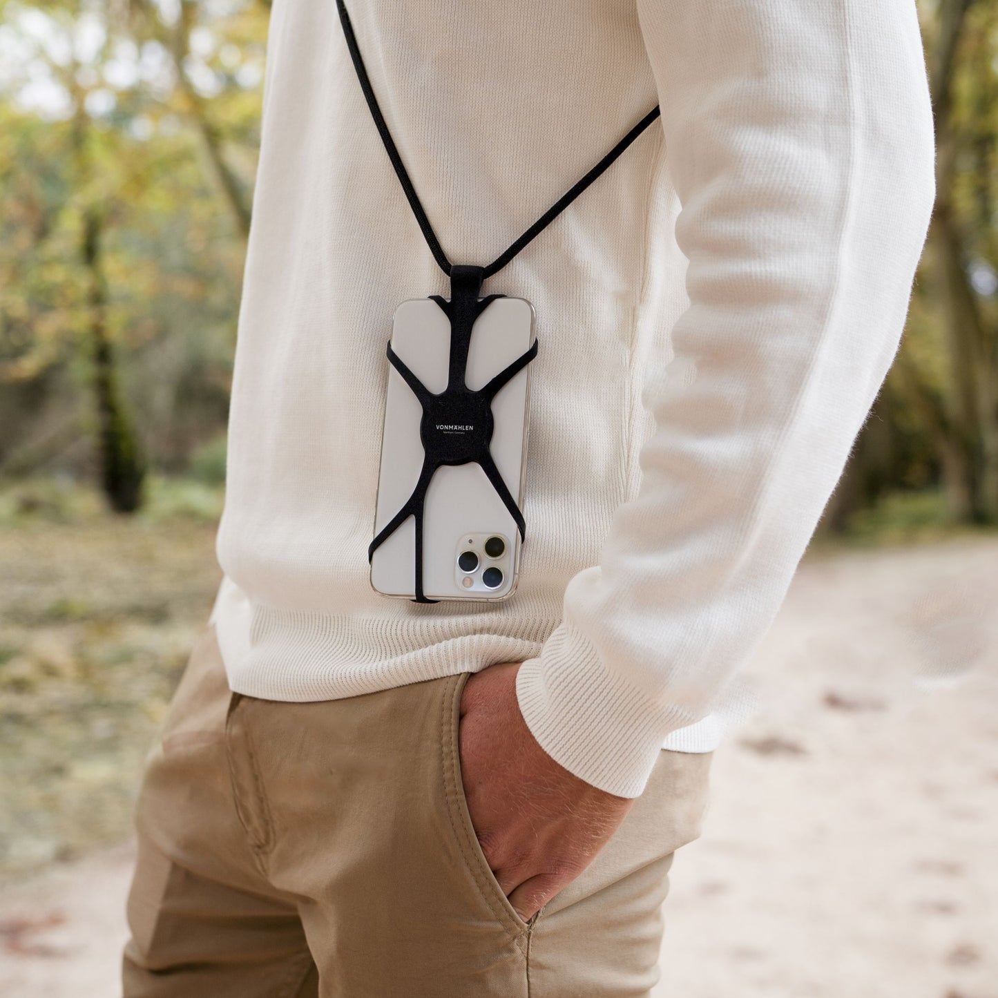 Vonmahlen Infinity Universal Phone Strap - White