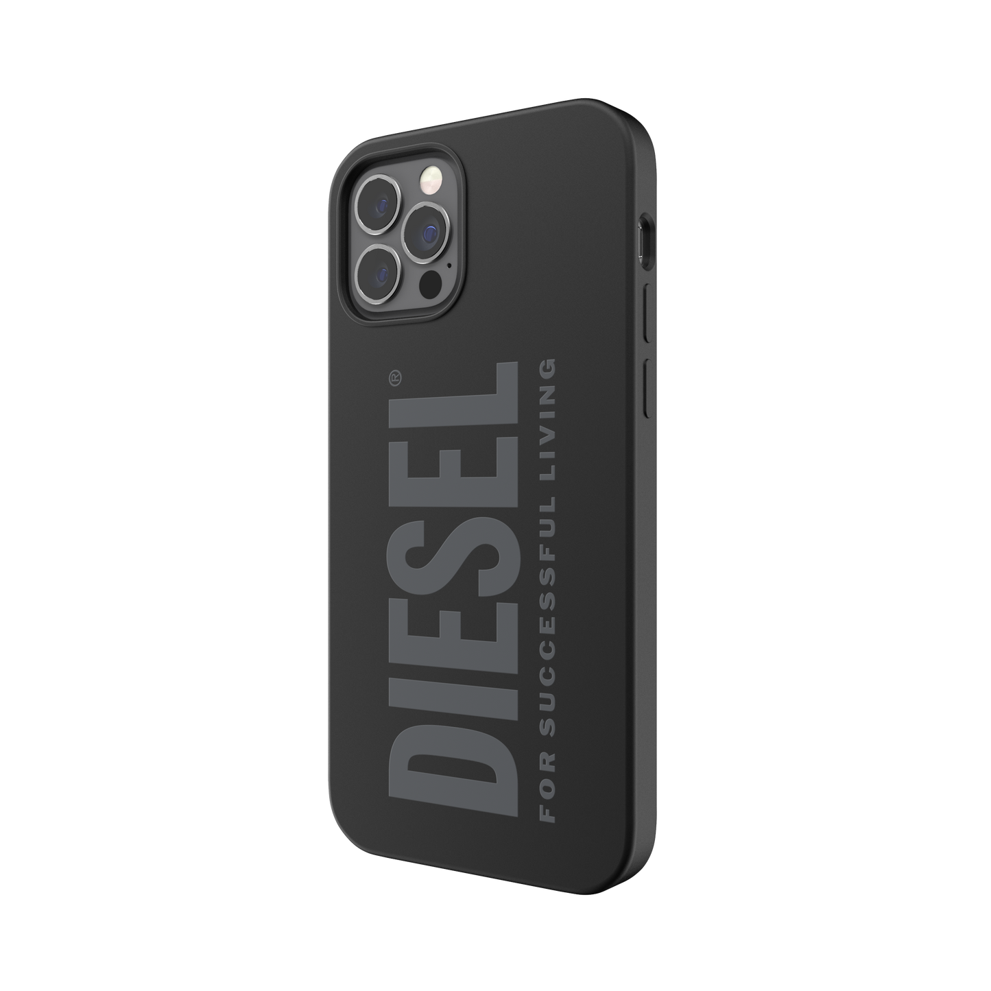 Diesel Silicone Case For iPhone 12 / 12 Pro - Black