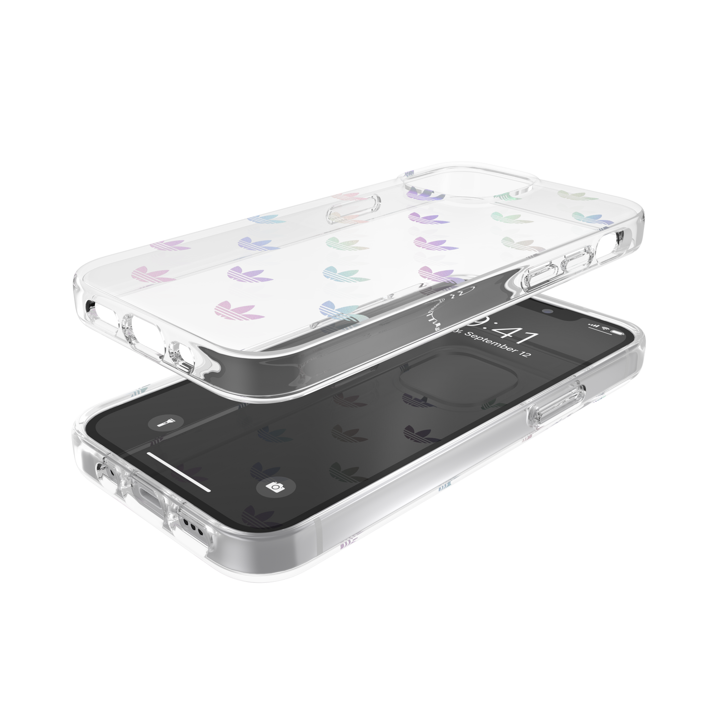 adidas Originals Snap Case for iPhone 13 - Clear / Holographic