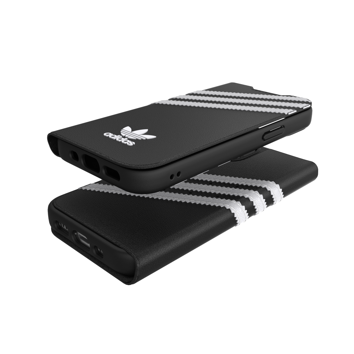 adidas Originals 3-Stripe Booklet Case for iPhone 13 - Black