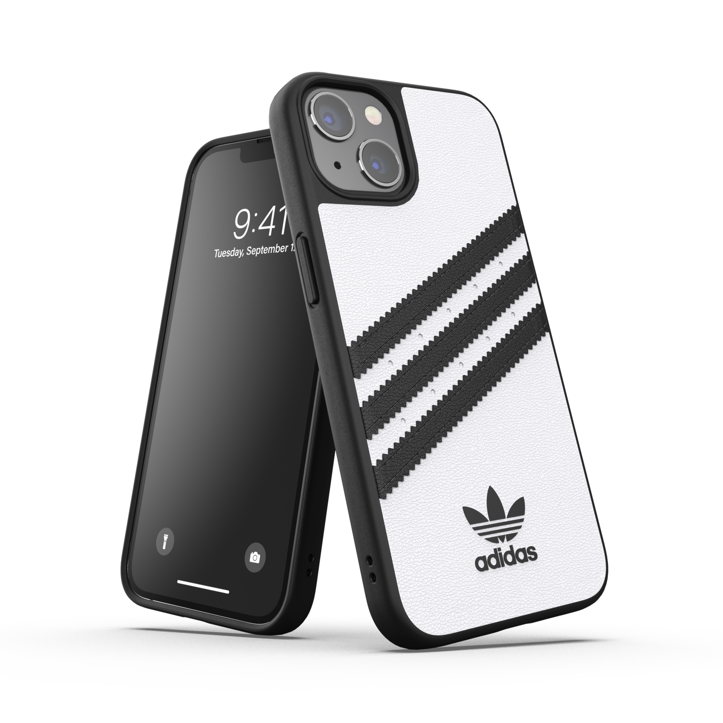 adidas Originals 3-Stripe Case for iPhone 13 - White