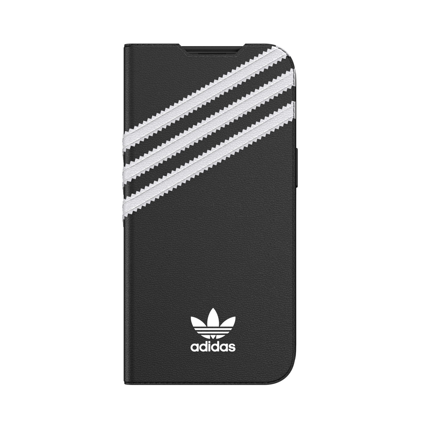 adidas Originals 3-Stripe Booklet Case for iPhone 13 Pro - Black