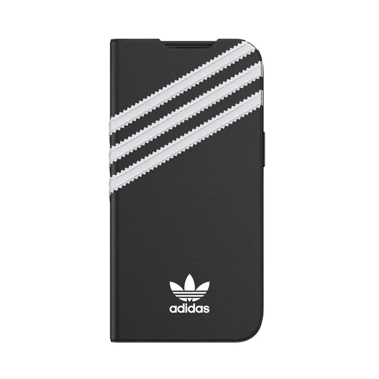 adidas Originals 3-Stripe Booklet Case for iPhone 13 Pro - Black