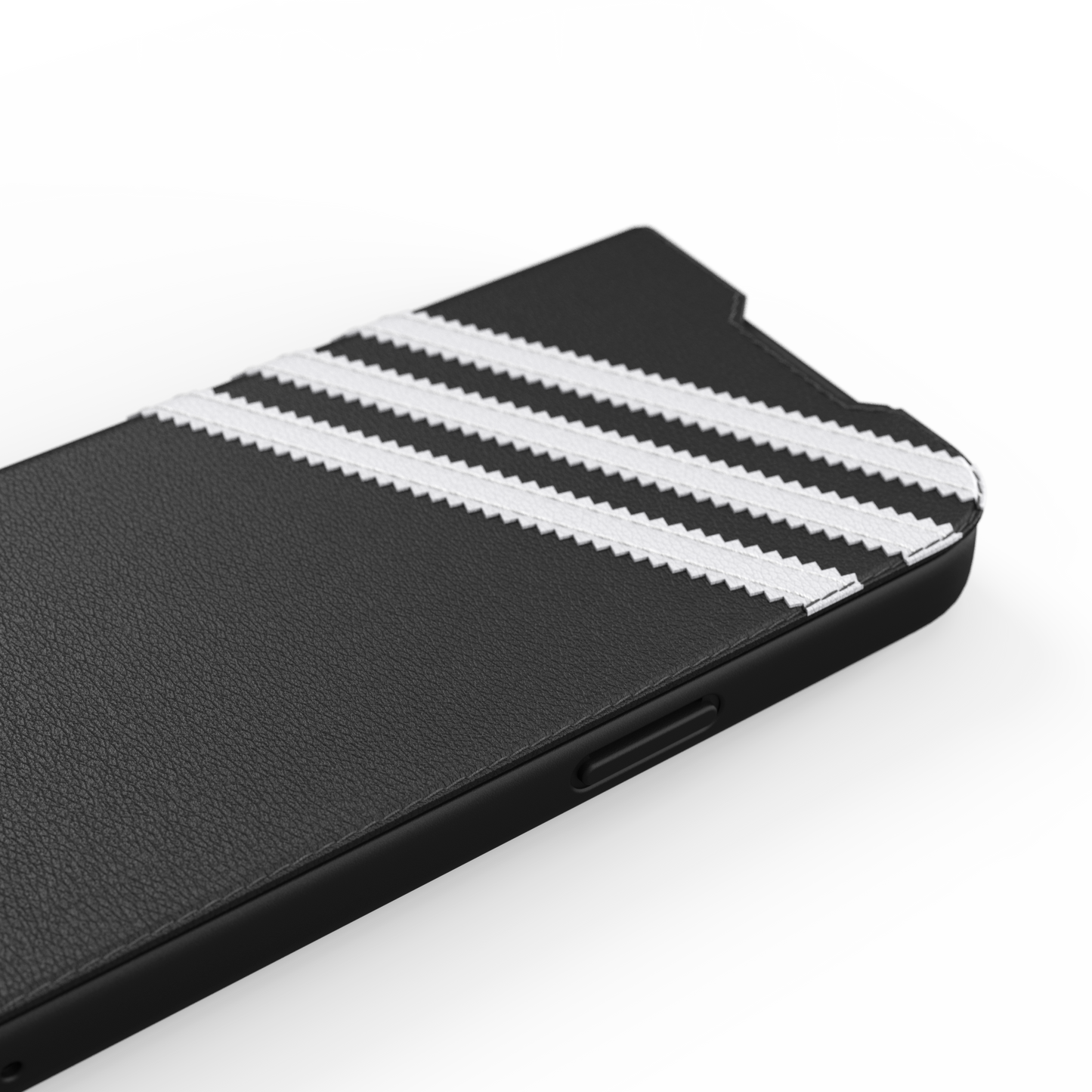 adidas Originals 3-Stripe Booklet Case for iPhone 13 Pro - Black