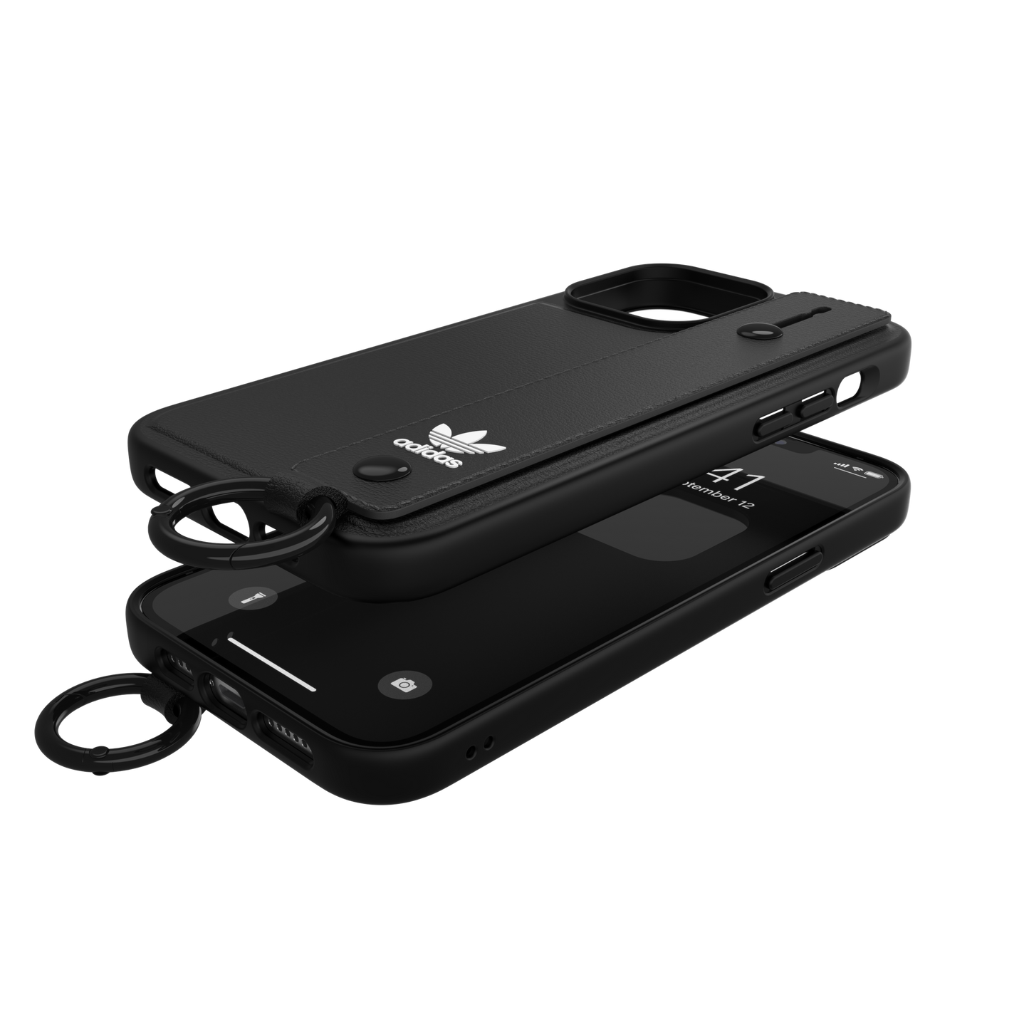 adidas Originals Hand Strap Case for iPhone 12/13 Pro Max - Black