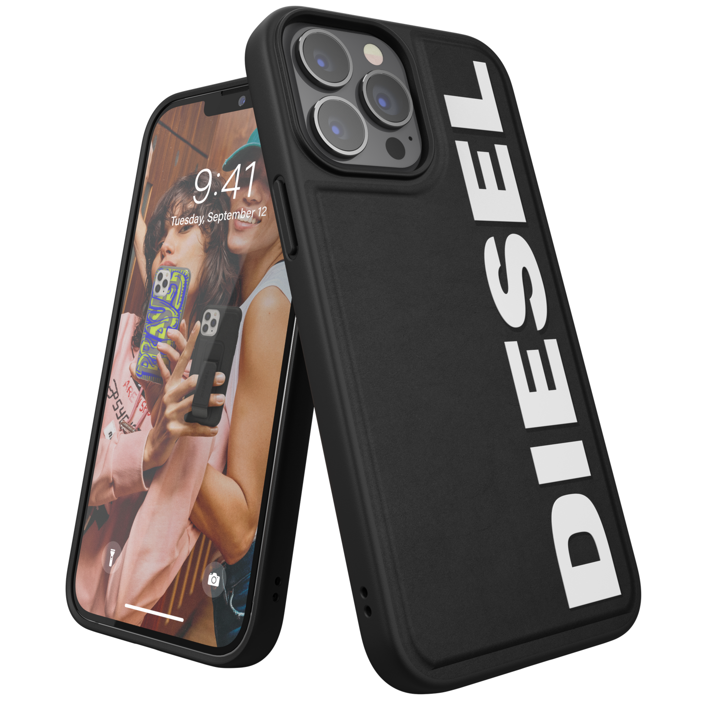 Diesel Core Case For iPhone 12/13 Pro Max - Black