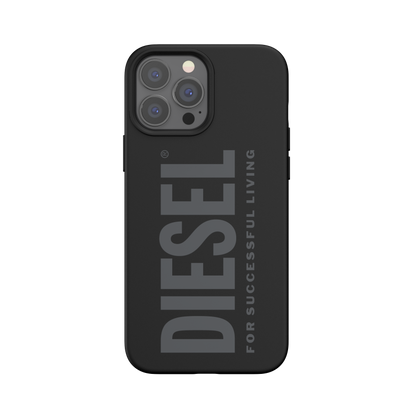 Diesel Silicone Case For iPhone 12/13 Pro Max - Black