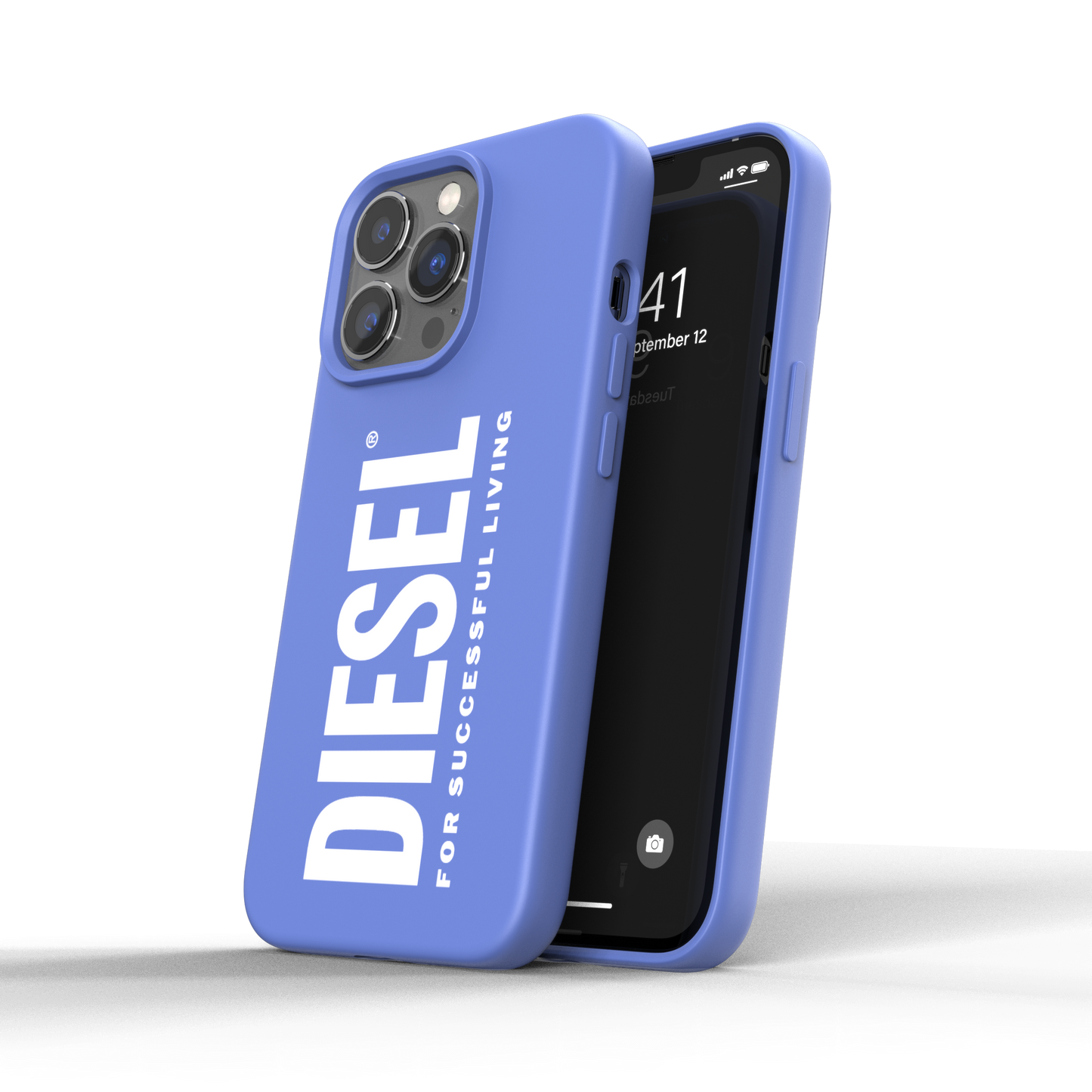 Diesel Silicone Case for iPhone 13 Pro - Blue