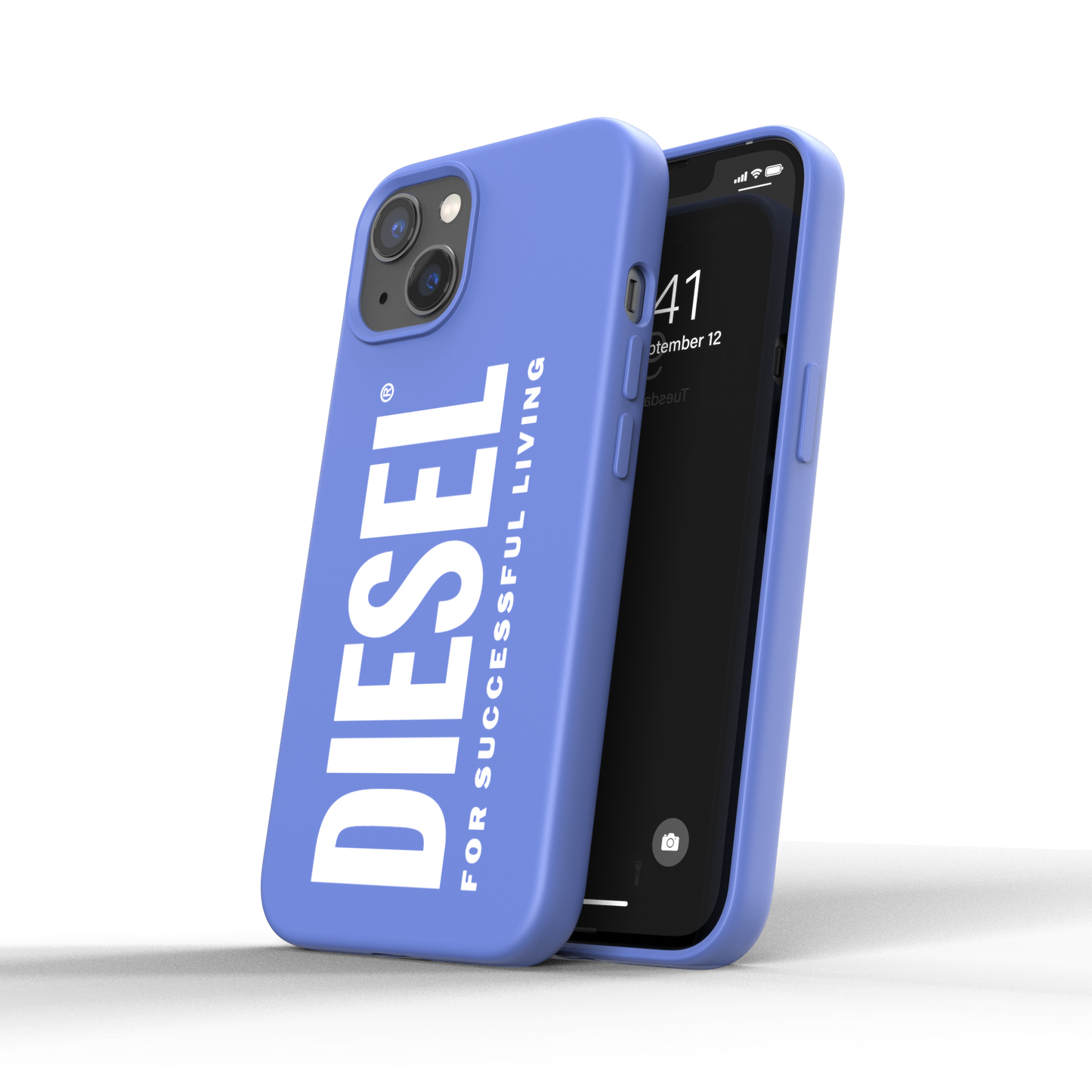 Diesel Silicone Case For iPhone 13 - Blue