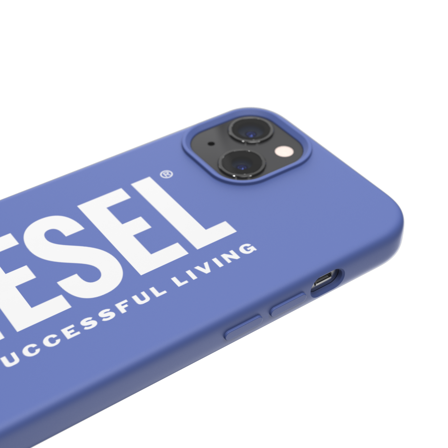 Diesel Silicone Case For iPhone 13 - Blue