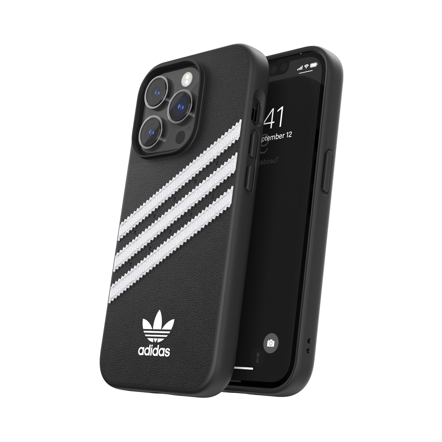 adidas Originals 3-Stripe Case for iPhone 14 Pro  - Black