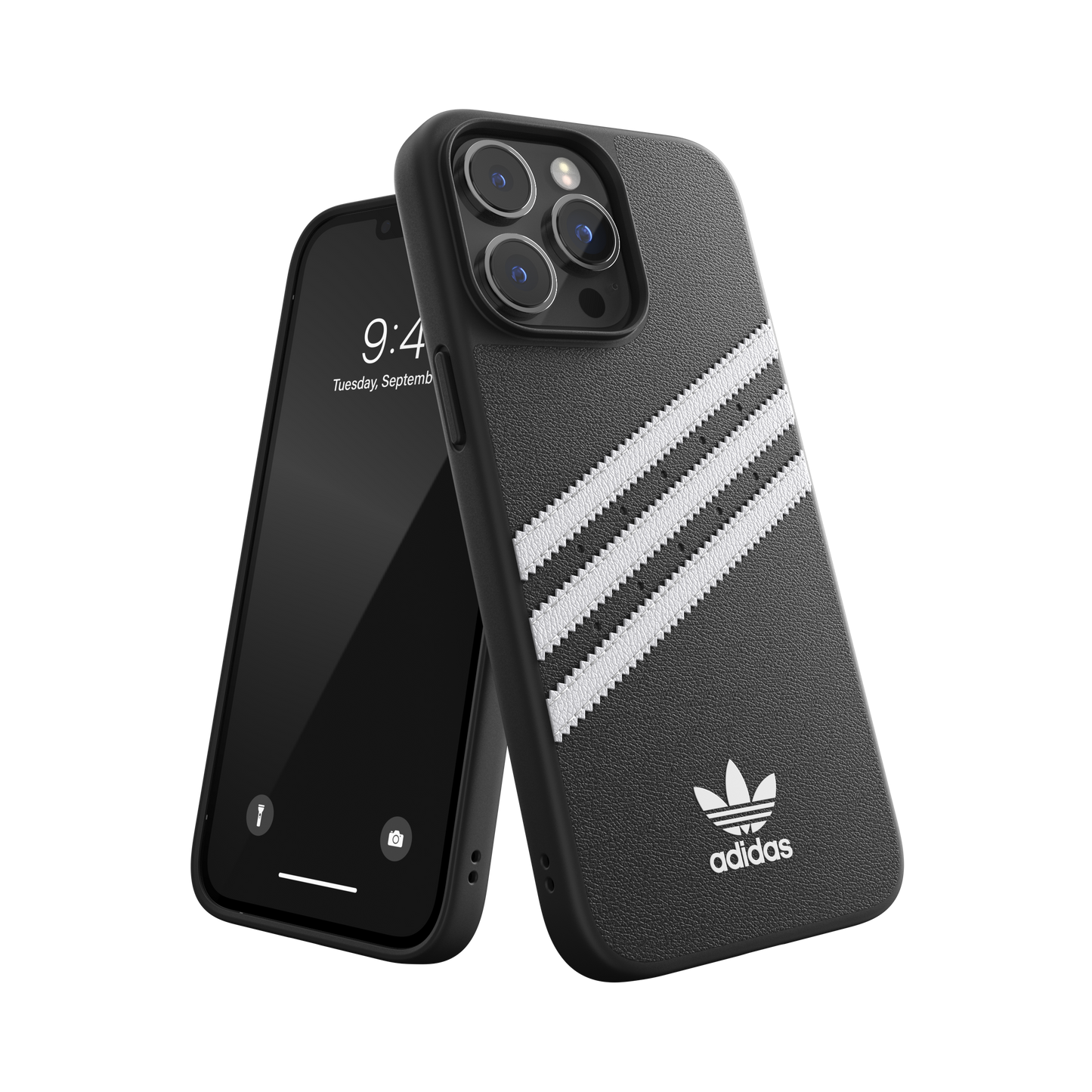 adidas Originals 3-Stripe Case for iPhone 14 Pro Max - Black