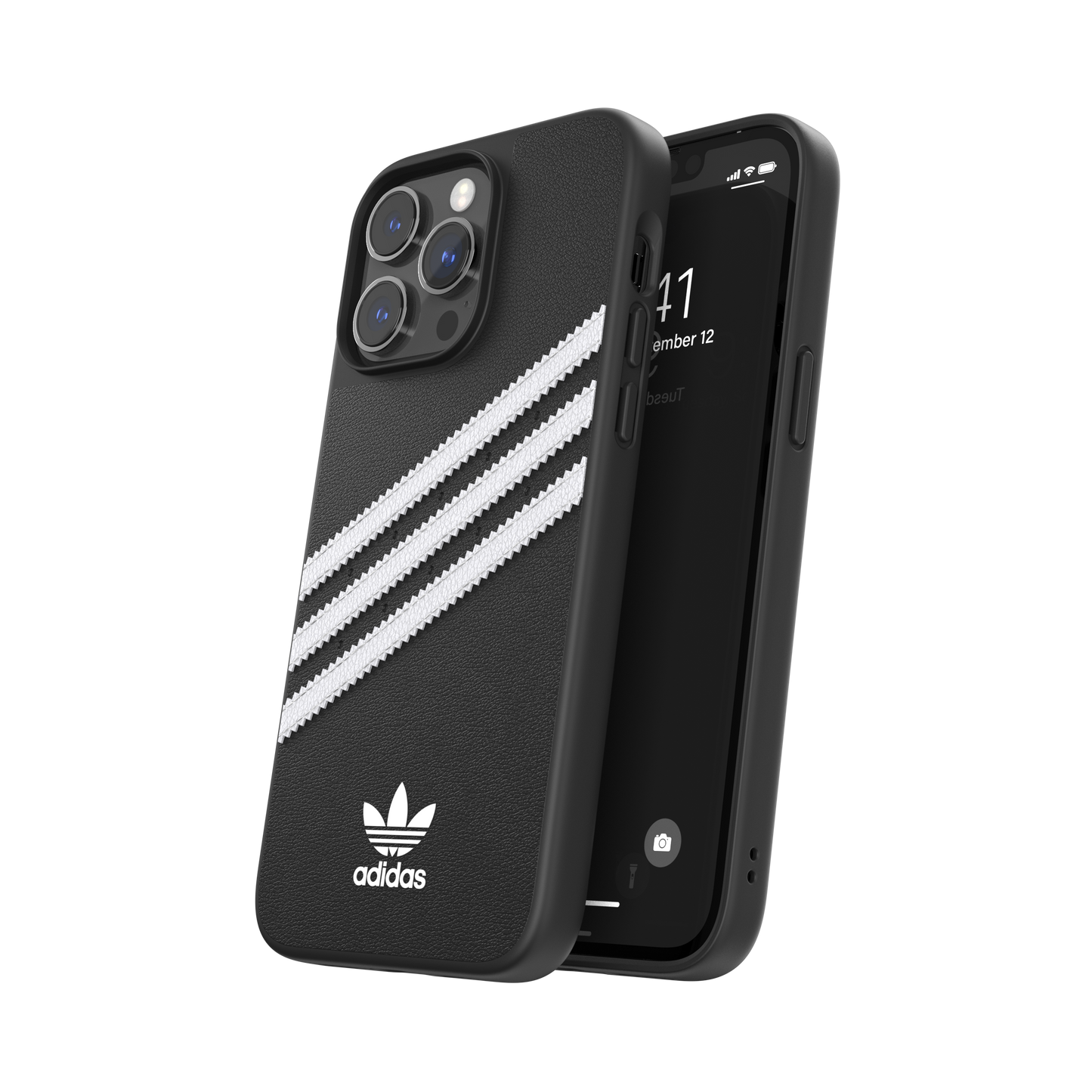 adidas Originals 3-Stripe Case for iPhone 14 Pro Max - Black