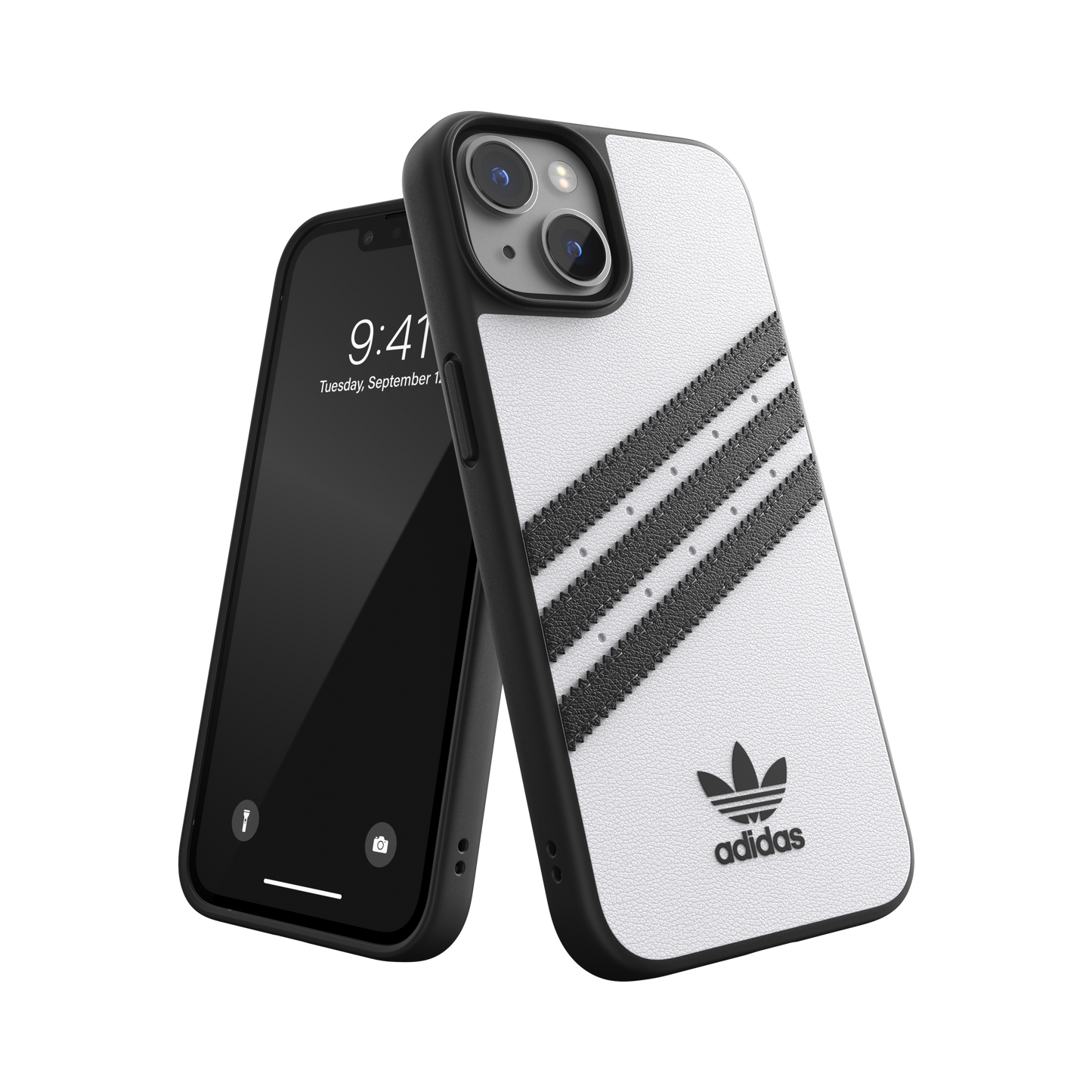 adidas Originals 3-Stripe Case for iPhone 13 / 14  - White