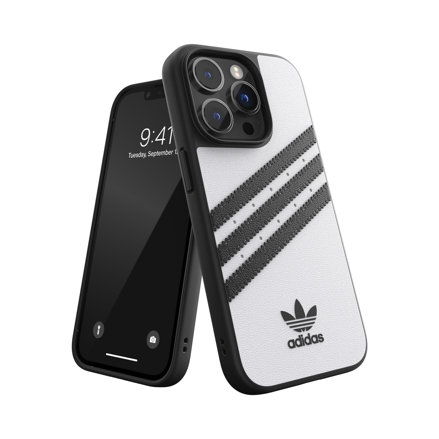 adidas Originals 3-Stripe Case for iPhone 14 Pro  - White