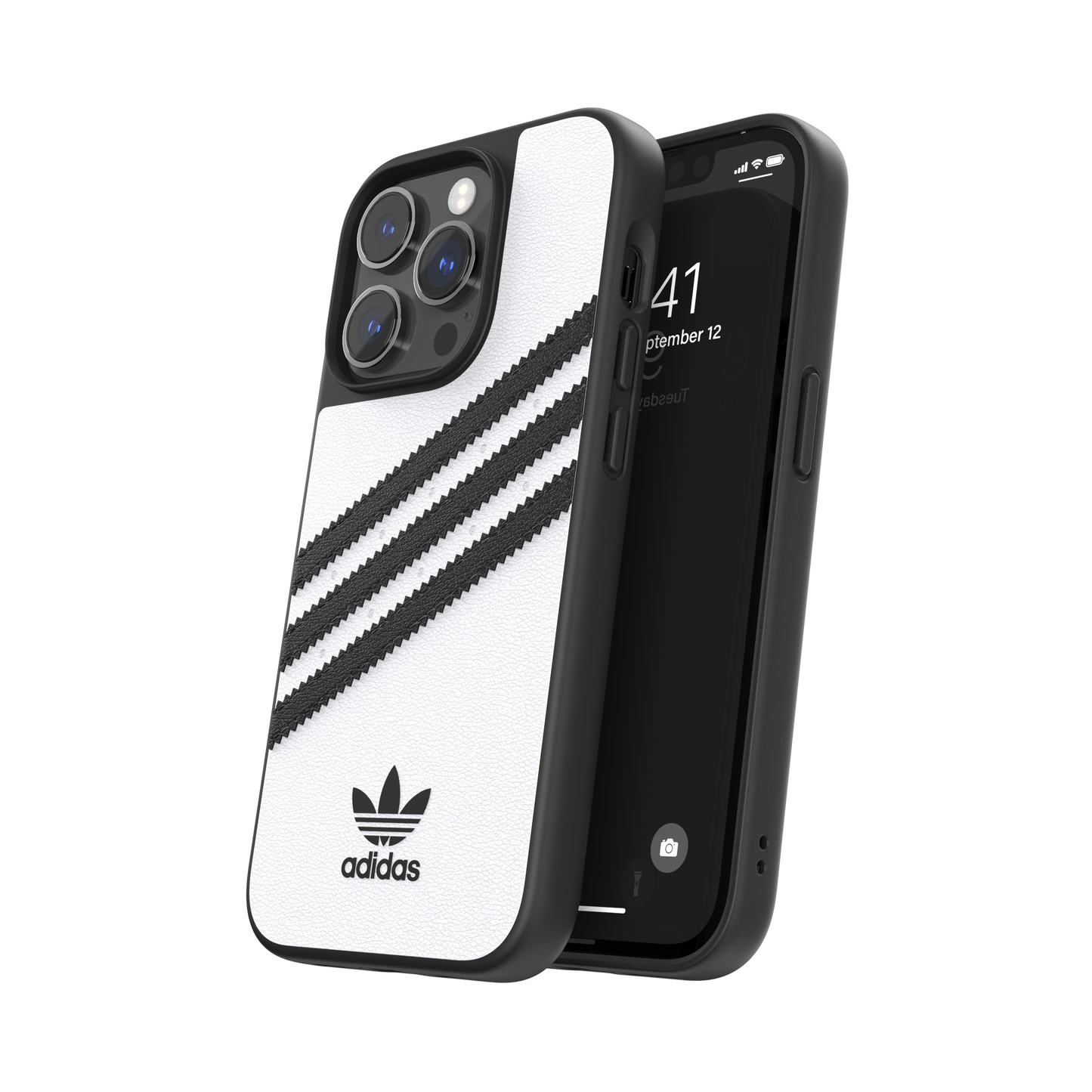 adidas Originals 3-Stripe Case for iPhone 14 Pro  - White