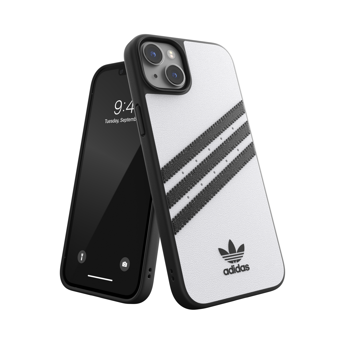 adidas Originals 3-Stripe Case for iPhone 14 Plus - White