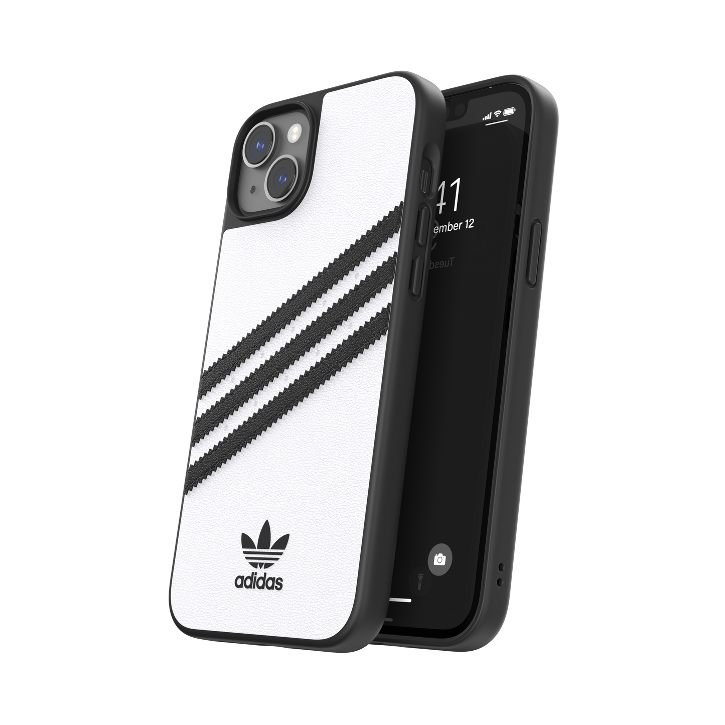 adidas Originals 3-Stripe Case for iPhone 14 Plus - White