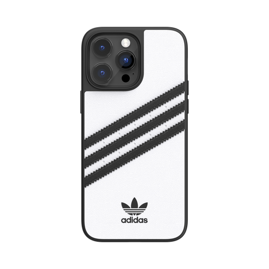 adidas Originals 3-Stripe Case for iPhone 14 Pro Max - White