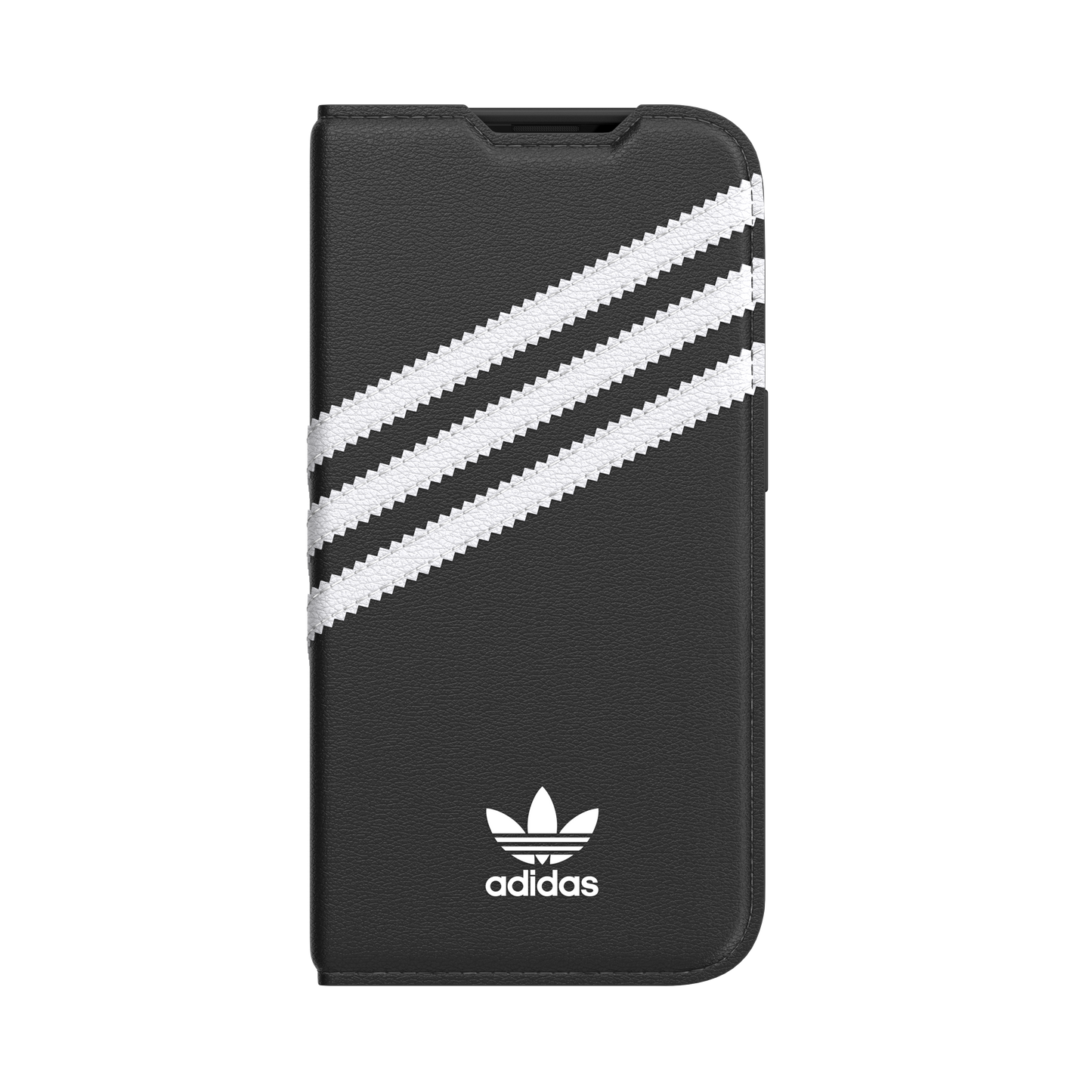 adidas Originals 3-Stripe Booklet Case for iPhone 14 Pro  - Black