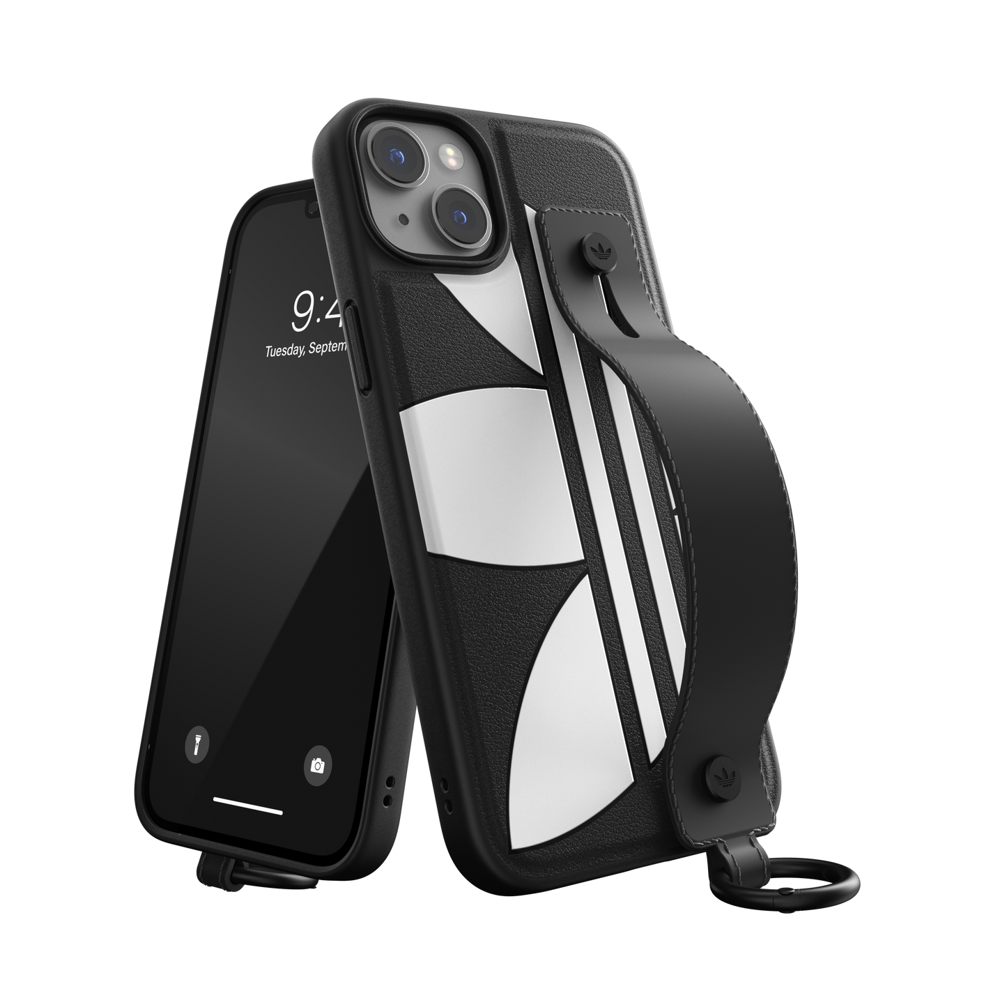 adidas Originals Hand Strap Case for iPhone 14 Plus - Black