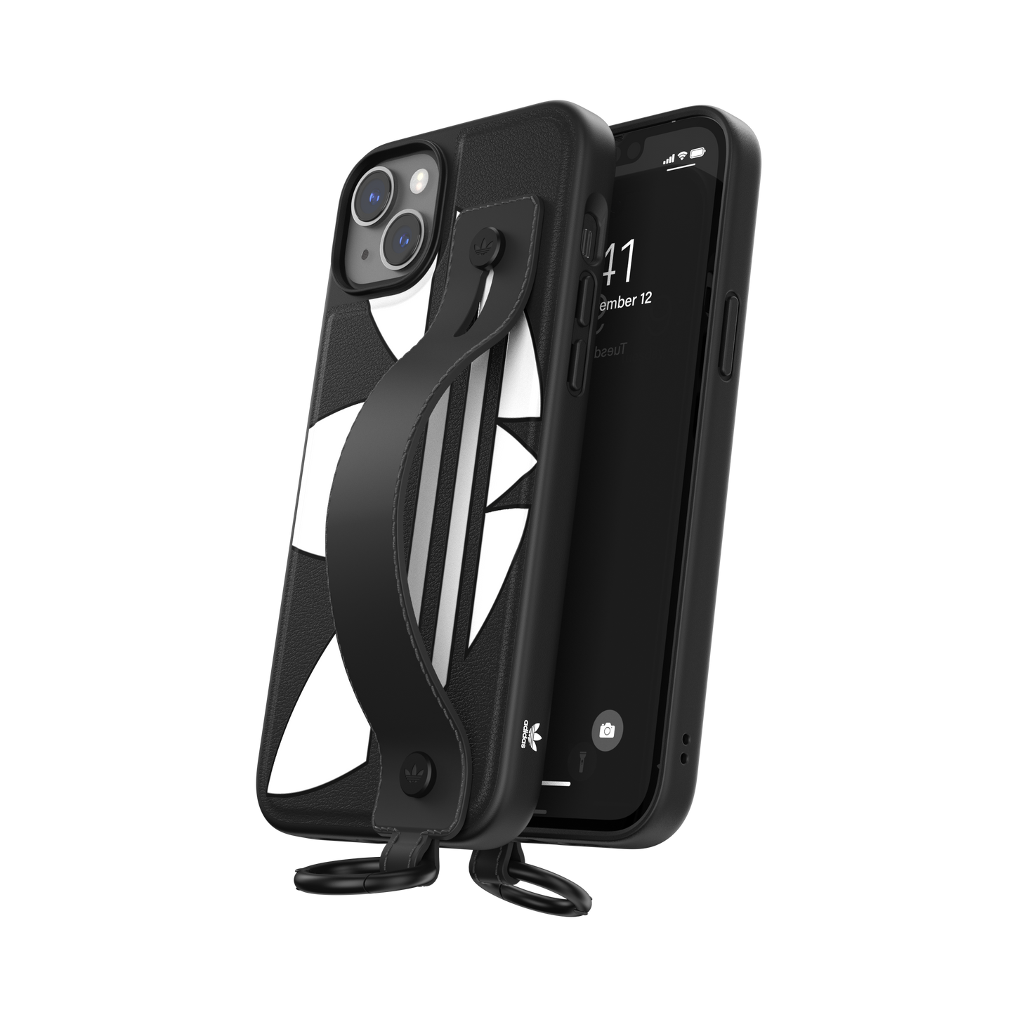 adidas Originals Hand Strap Case for iPhone 14 Plus - Black