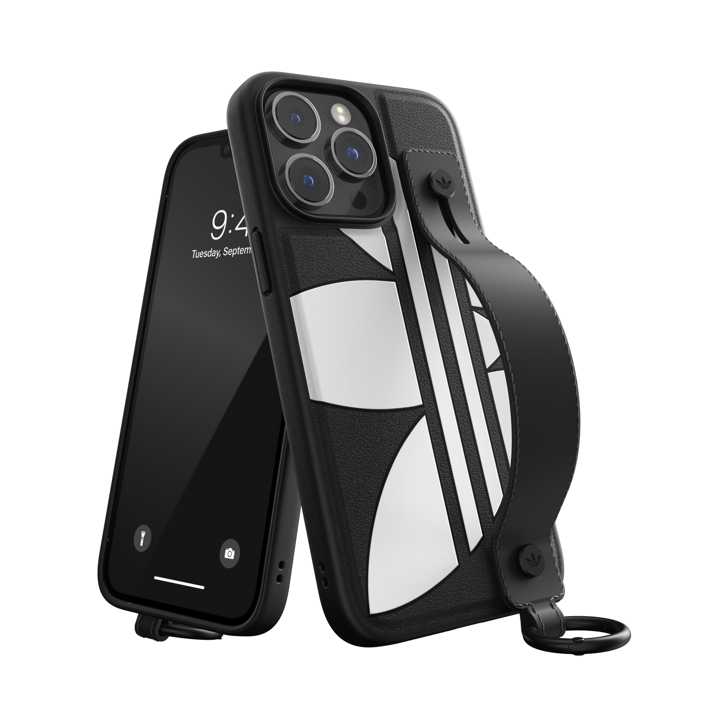 adidas Originals Hand Strap Case for iPhone 14 Pro Max - Black