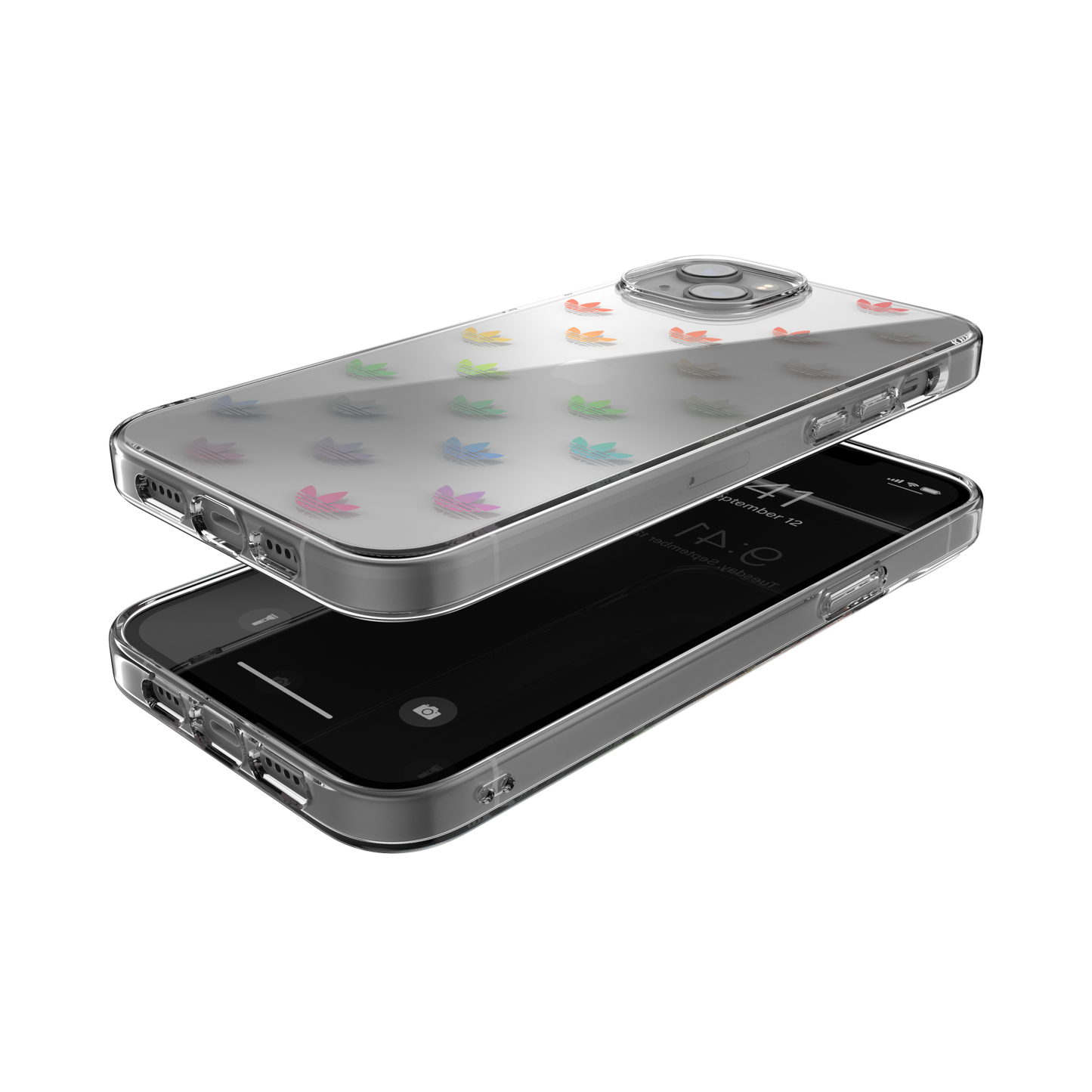 adidas Originals Snap Case for iPhone 14 Plus - Clear / Holographic