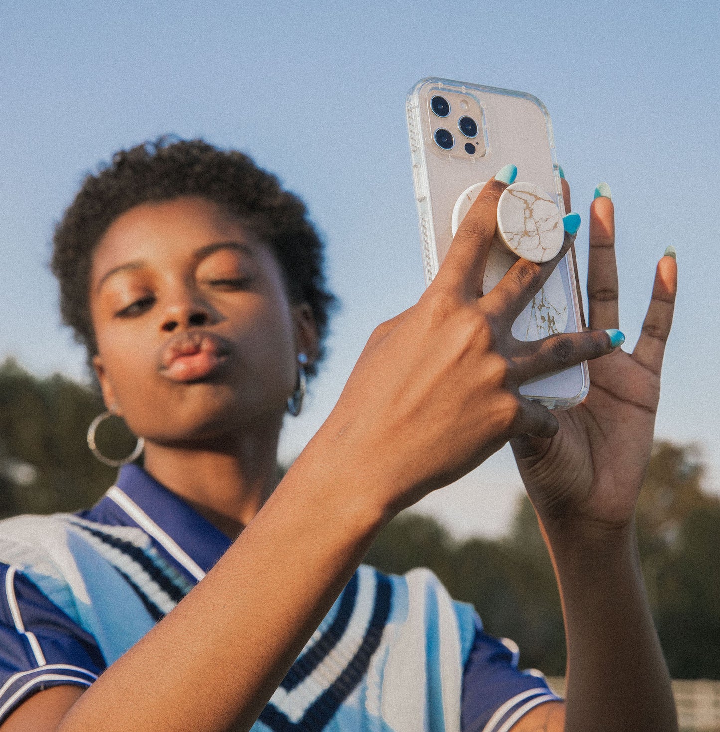 PopSockets PopGrip for MagSafe - Blue Nebula