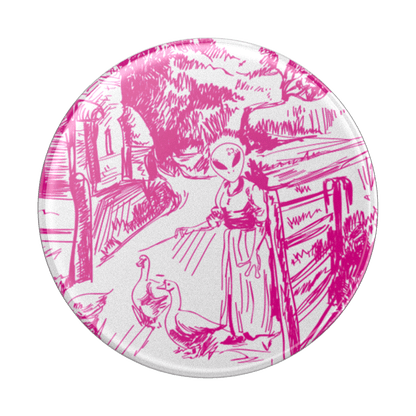 PopSockets PopGrip Standard Behold A Lady