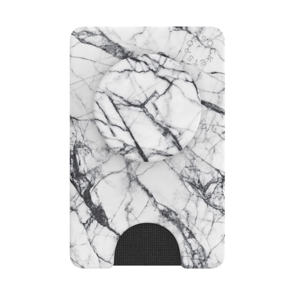 PopWallet+ Dove White Marble