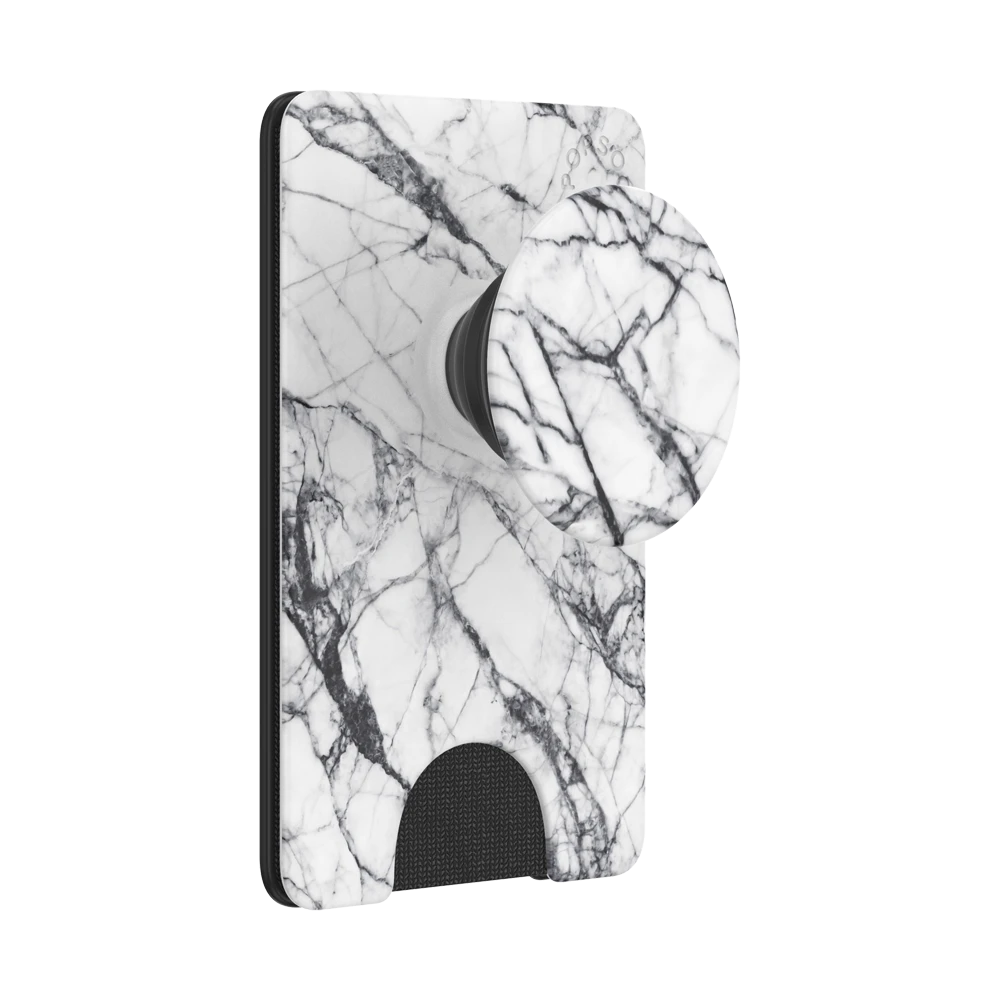 PopWallet+ Dove White Marble