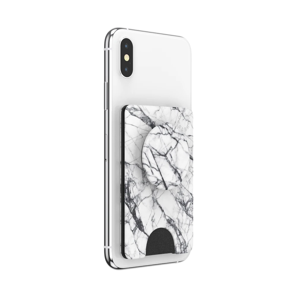 PopWallet+ Dove White Marble