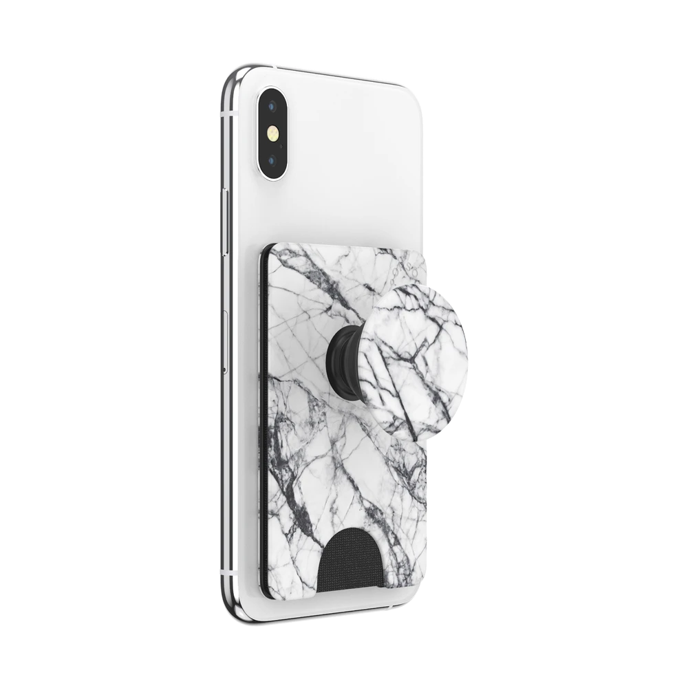 PopWallet+ Dove White Marble