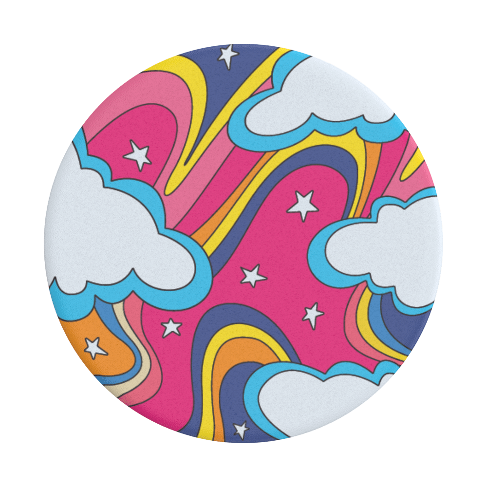 PopSockets PopGrip Standard Retro Rainbow